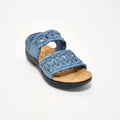Women‘s CloudStep Leather Slide Sandals